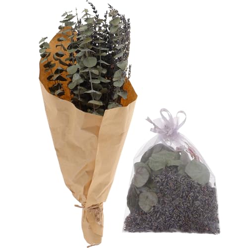 Ramo de lavanda seca con aroma para decoración de baño miniatura 1
