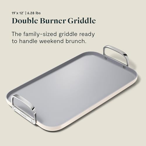 image for Caraway Double Burner Griddle - 19x12” Griddle Pan - Non-Stick Ceram