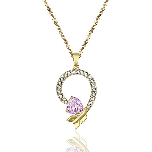 Collier flèche en zircon cristal naturel haut de gamme pour femme élégante