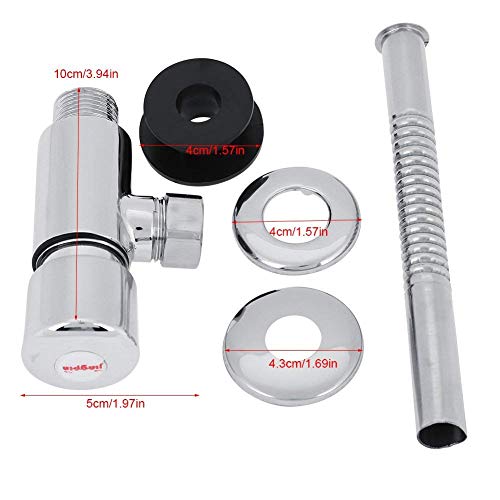 Toilet Flush Valve, Zinc Alloy Mannual Time Delay Flush Urine Valve Push Button Water Tank Valve Bathroom Toilet Valve For Home Hotel #TOP2
