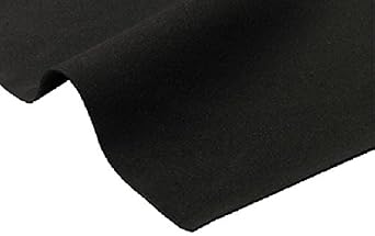 Closed Cell Neoprene Sponge Rubber Foam Sheet 1/16" x 44" x 29" Black