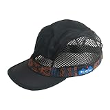 KAVU Trailrunner Cap - Lightweight and Breathable Headwear for Outdoor Adventures - Blackout - L