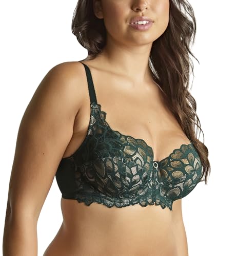 Image of Panache Women's Allure Full Cup Bra - Sheer Lace with Side Sling & Power Mesh Support