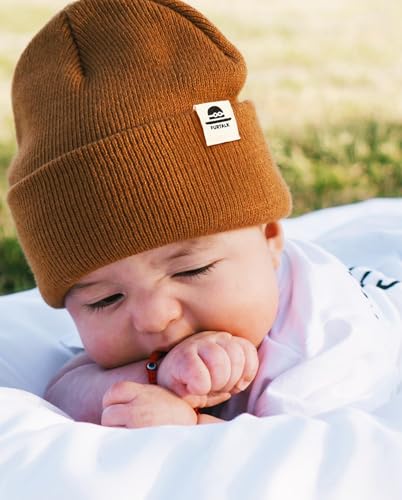 FURTALK Baby Beanie Fleece Lined Toddler Winter Hat Boys Girls Knit Warm Beanies Kids Ski Hats for 0-8 Years4
