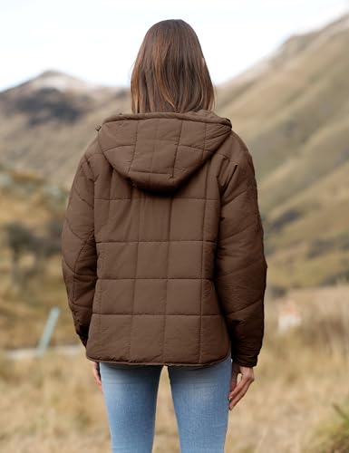 AMEBELLE Cozy Oversized Hooded Puffer Jacket in Brown – Your Go-To for Winter Warmth! - Image 4