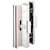 Extruded Aluminum, White, Sliding Patio Door with Clamp Type Latch