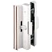 Extruded Aluminum, White, Sliding Patio Door with Clamp Type Latch