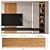 NovaGrid Board 4PCS 3D Soundproof Flat Noodles Wall Panel Strip Design Grooved Texture Panel for Interior Wall Decoration 118”x8.03“ (Teak Grain)