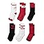 White/Black/University Red