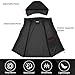 Modvibe Regenjacke Damen Wasserdicht Atmungsaktiv Regenmantel Damen Wasserdicht Outdoorjacke Windbreaker mit Abnehmbarer Kapuze Leichte Regenjacke Damen für Wandern Reisen