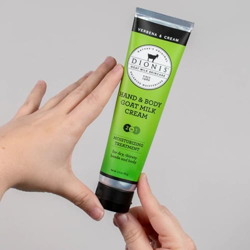 Dionis C33103-3 Goat Milk Skincare 3.3 Oz Verbena & Cream Hand & Body Cream - Travel Size Hand Lotion thumb #5