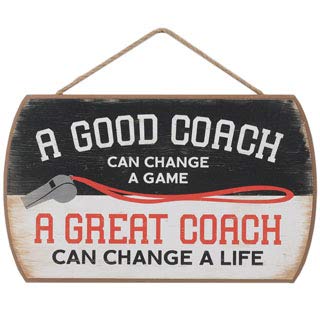 Open Road BrandsGood Coach Great Coach Hanging Wood Wall Decor