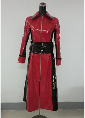 Amazon Co Jp Xjapan Hide 赤黒ロング 細身 エナメルコート コスプレ衣装コスチューム 変身 仮装 ステージ服 舞台 ハロウィン クリスマス ホビー