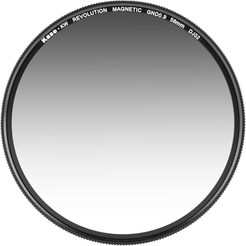 Kase Wolverine Revolution Magnetic Soft Grad ND8 3 Stop Shockproof Tempered Optical Glass Filter & Adapter (58mm)