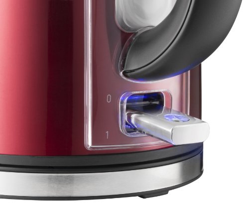 GRUNDIG WK 6330 Tetera Eléctrica Rojo, Acero Inoxidable 3000 W, 3600 W, 1.7 L, 44 Decibeles - Imagen 4