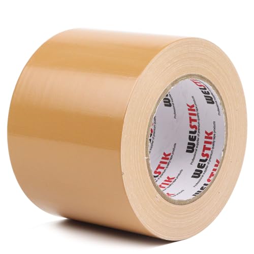 WELSTIK Heavy Duty Waterproof Duct Tape 4 Inch, Professional Grade Industrial Duct Tape for Repairs DIY, Crafts