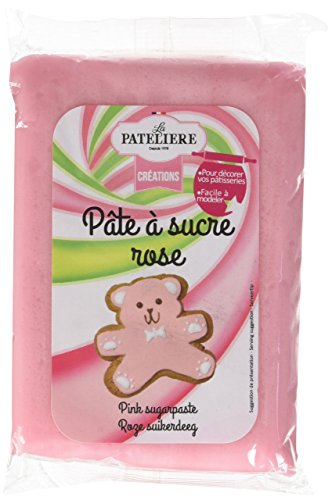 LA PATELIERE Pâte à Sucre Rose sans Huile de Palme 250 g Cover