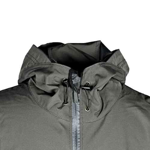 Veste softshell à capuche homme légère noire protégeant du vent