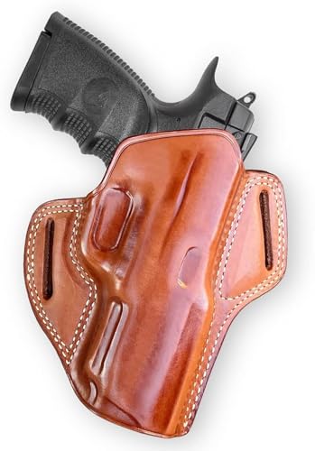MASC Leather Pancake Holster Open TOP for Baby Desert Eagle