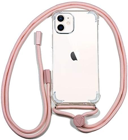 Cool Case for iPhone 12 Mini Lanyard Pink