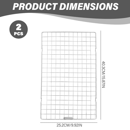Rack de refroidissement robuste en acier lourd 16x10 pour une cuisson parfaite au four - 5