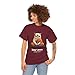 Lama Cat Funny T-Shirt - Cute Grumpy Cat Yoga Shirt for Men and Women - Sarcastic Mindfulness Gift - IPL Garnet
