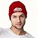 Bulk Custom Beanie for Men Women - Personalized Beanie Unisex Aldult Design Your Own Custom Logo Beanies Personalized Winter Hat Fashion Customized Beanies for Fishing Red