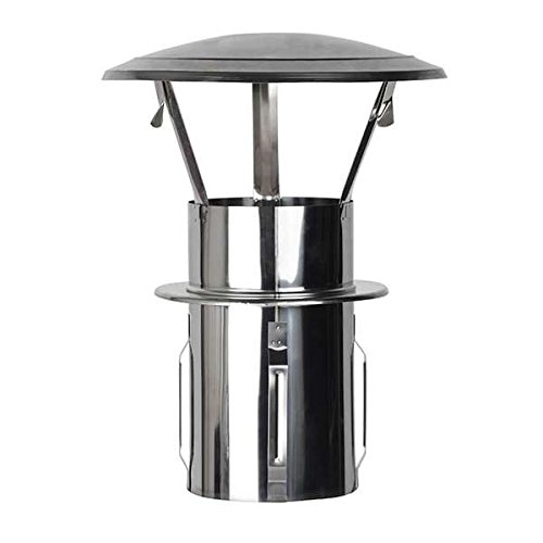 Preisvergleich Produktbild Regenhaube abklappbar Ø 180 mm Edelstahl