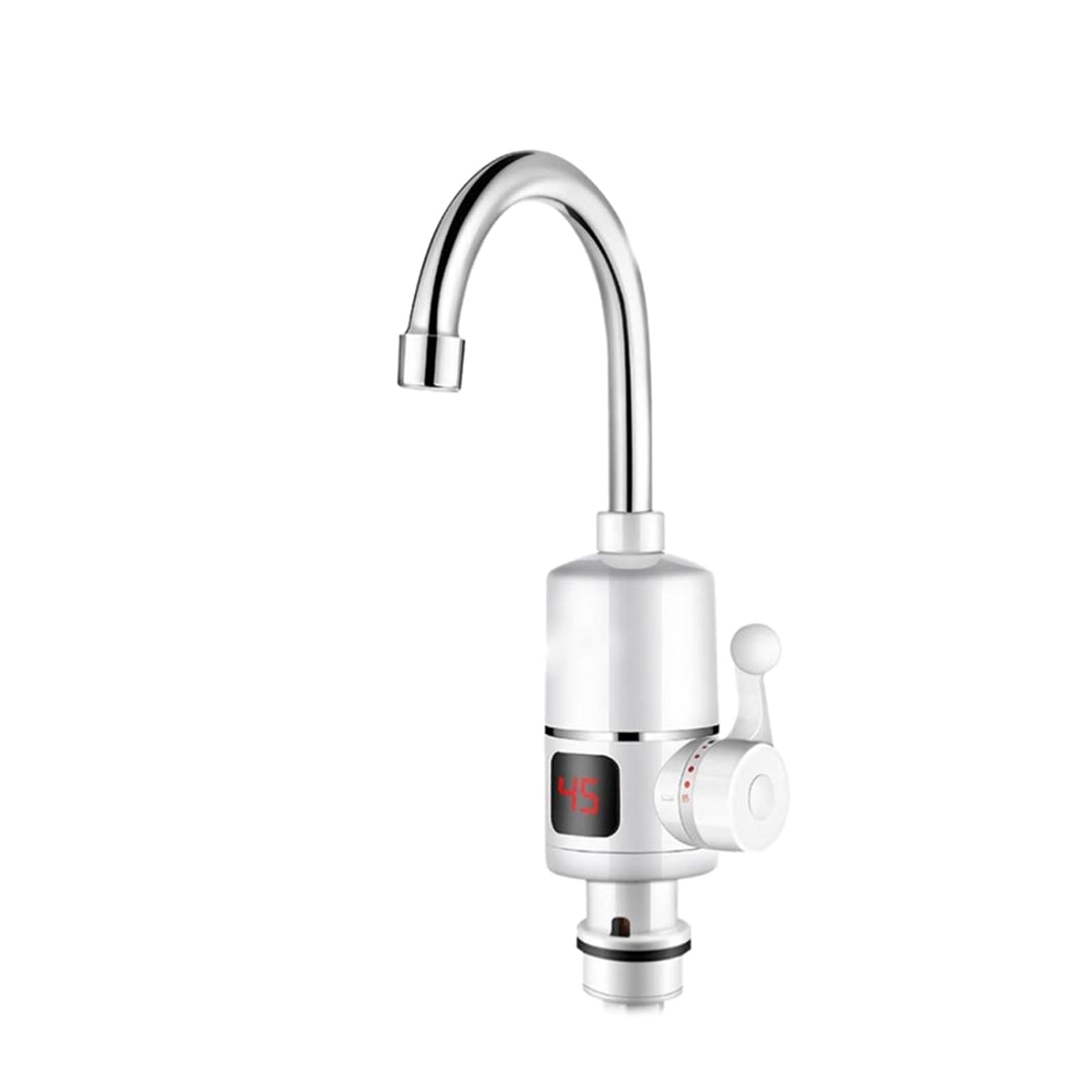 Grifo calentador de agua eléctrico instantáneo de cocina con pantalla LED