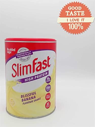 SlimFast High Protein Meal Replacement Shake Summer Banana 365g Take Advantage of The Slim Fast Magic to Lose Weight, Feel Energised and in Control of Your Life