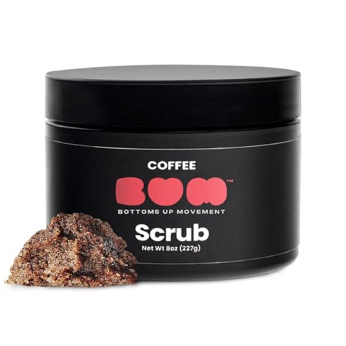 BUM Coffee Sugar Scrub for Body - Coffee Scrub Body Exfoliator with Organic Shea, Coconut Oil,...