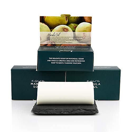 OPPEAL Marula Oil Body Soap Bar – Individually Wrapped in Boxes - Moisturizing Bar Soap for All Skin Types – Ambergris Scent – 4.8 oz