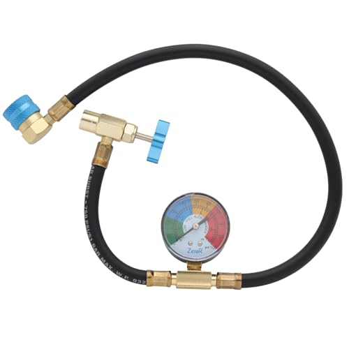 Grifo de latón resistente con manómetro 24 pulgadas miniatura 1