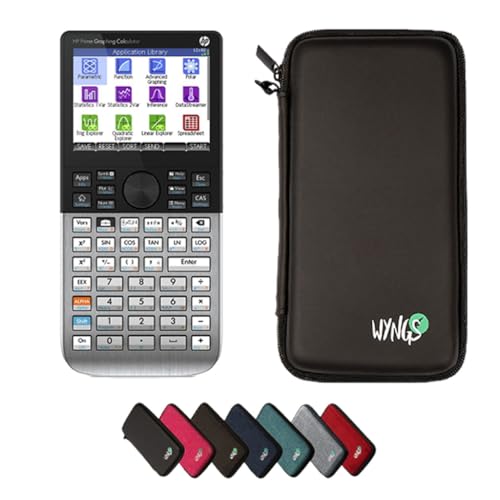 HP Prime G2 incluant Une Housse de Protection WYNGS en Noir - Pack de Base