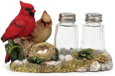 The Bridge Collection Decorative Cardinal Salt And Pepper Shaker Set image 5