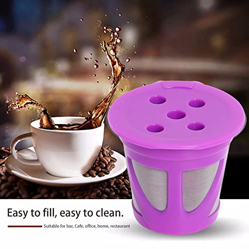 6 Reusable Coffee Filter Compatible With K-Cup Keurig Supreme And K Supreme Plus Coffee Makers,Refillable Filters Coffee Capsule Cups #TOP4