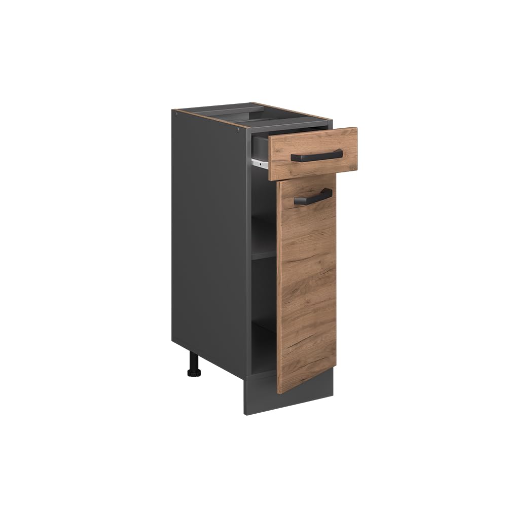 Vicco Mueble bajo de Cocina R-Line, Roble Dorado, 30 cm sin encimera, para combinación Libre Dentro de Sistemas de Cocina modulares