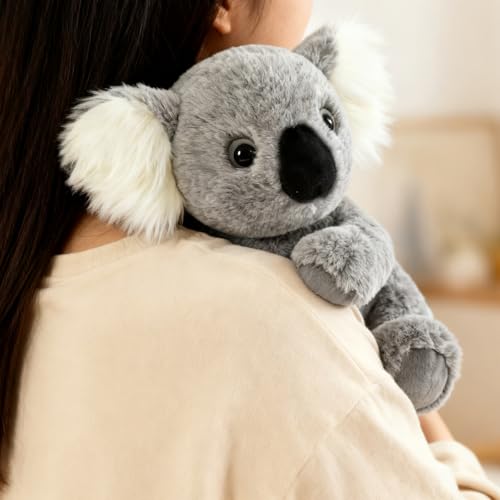 Image of Ditucu Koala Stuffed Animal 8 inch Cute Realistic Plush Toys Ultra Soft Plushies Gifts for Kids Grey