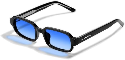 SAM AND MARSHALL NEIL Sunglasses I 400UV Protection I Rectangle Sunglass I Cellulose Propionate I Unisex