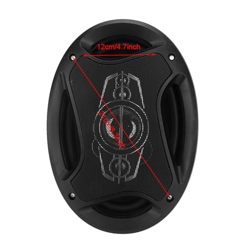 Terisass 6x9in 1000W Car o Coaxial Altavoces Estéreo 2pcs Car Sound Speaker Altavoz TP-6971