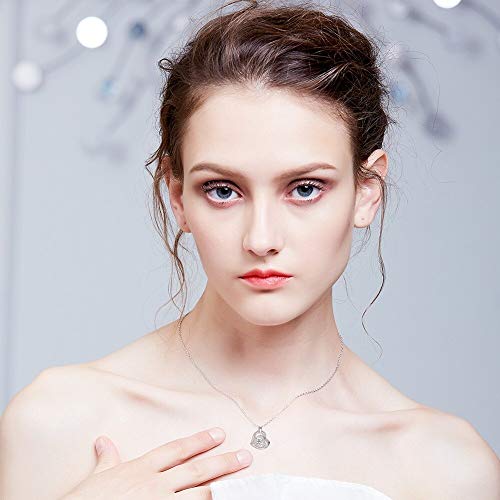 Collar de corazón de plata 925 para celebrar el amor eterno 3