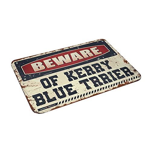 Alfombra de bienvenida de Kerry Blue Terrier para mantener tu suelo libre de suciedad 3