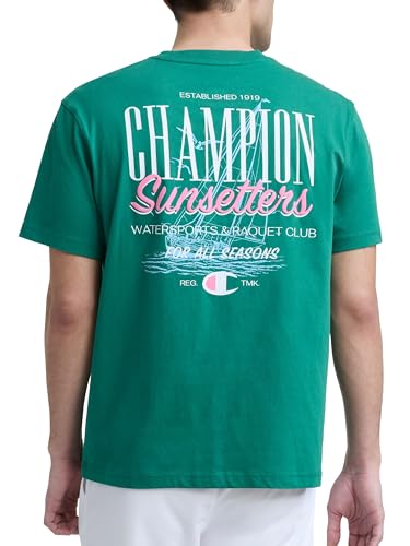 Image of Champion Men's Classic Graphic Short Sleeve T-Shirt, Standard Fit, Champion Club Graphics