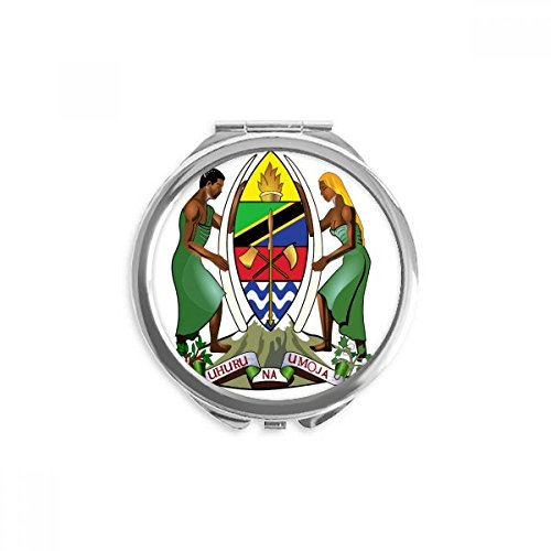 Espejo de mano portátil de Tanzania ideal para retocar tu maquillaje