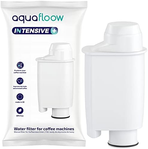Aquafloow Intensive+ 4x Filtr do Ekspresu do Kawy Saeco | Zamiennik Filtra Brita Intenza+ | Kompatybilny z Saeco CA6702/00, Pasuje do Gaggia (4 Sztuki)