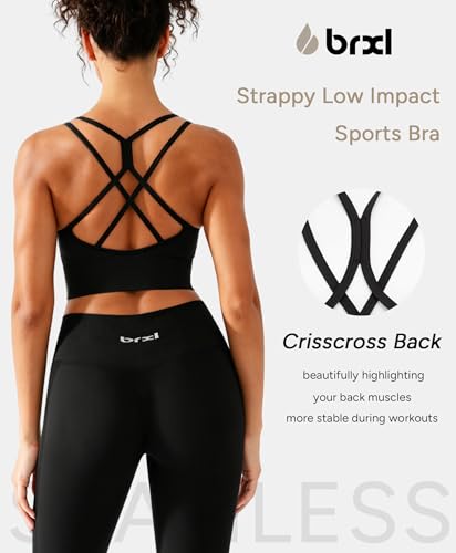 Image of BRXL Sports Bras for Women Crisscross Back Workout Gym Sport Bra