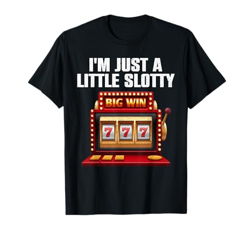 Cool Slot Machine Lovers T-Shirt for Casino Gamblers