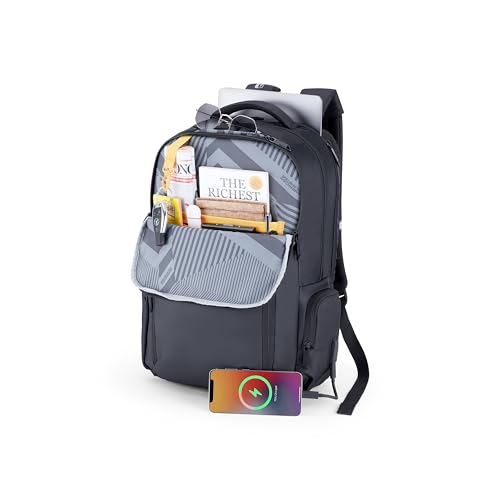 Image of American Tourister Segno 4.0 | 30 Ltrs | 3 Compartments | Bottle Pocket | Ergonomic Padded Back Panel & Shoulder Straps | Laptop Backpack | 1 Year International Warranty | Black