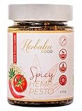 Herbalea I Pesto de chanvre bio - 150 g - Végétalien bio