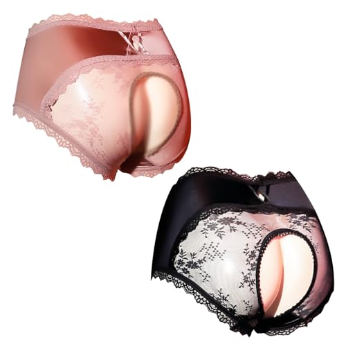 Femboy Sissy Mens Pouch Panties Men's Hipster Panty Lace Bikini Briefs Lingerie Underwear For Men-Manties